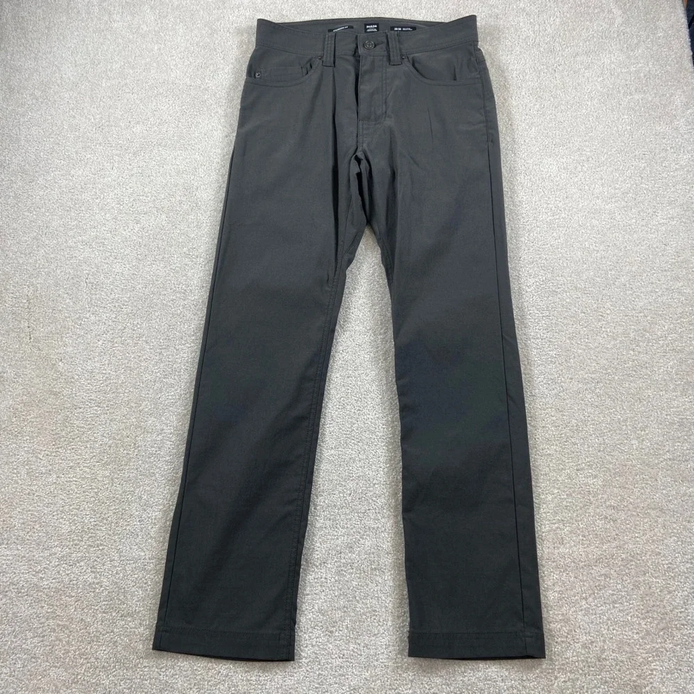Prana Brion II Pant Men 28x30 Charcoal Grey Standard Fit 1969771 Stretch Hiking